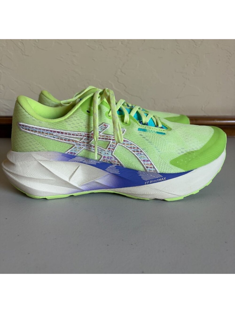 Asics Novablast 5 TR Trail Running Shoes Men's US 8 1011C025-300 Nature Bathing/